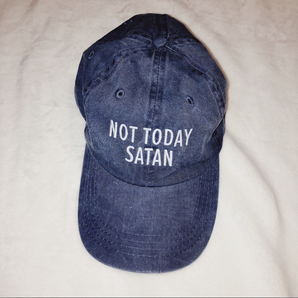 Port Company Not Today Satan dad baseball cap hat